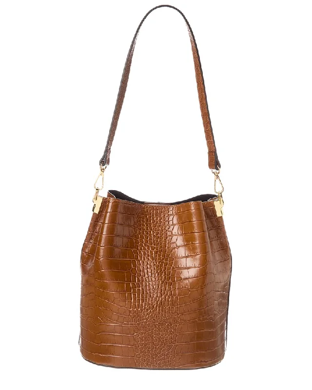 Italian Leather Top Handle Bag