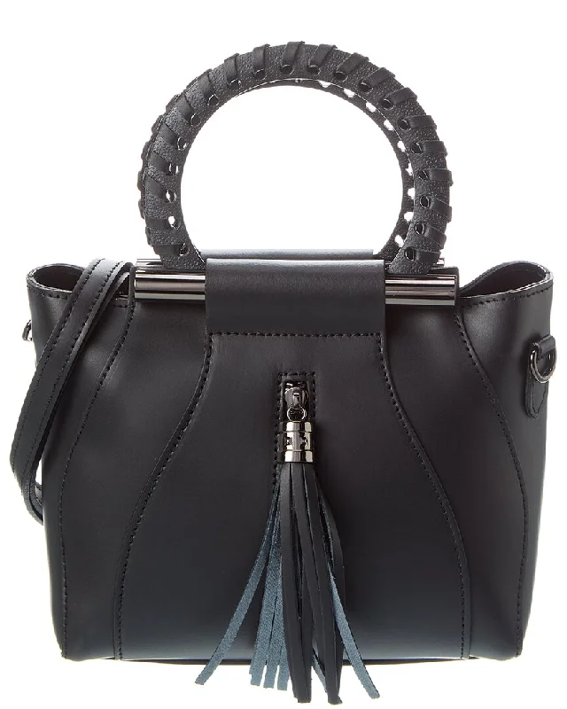 Italian Leather Top Handle Bag