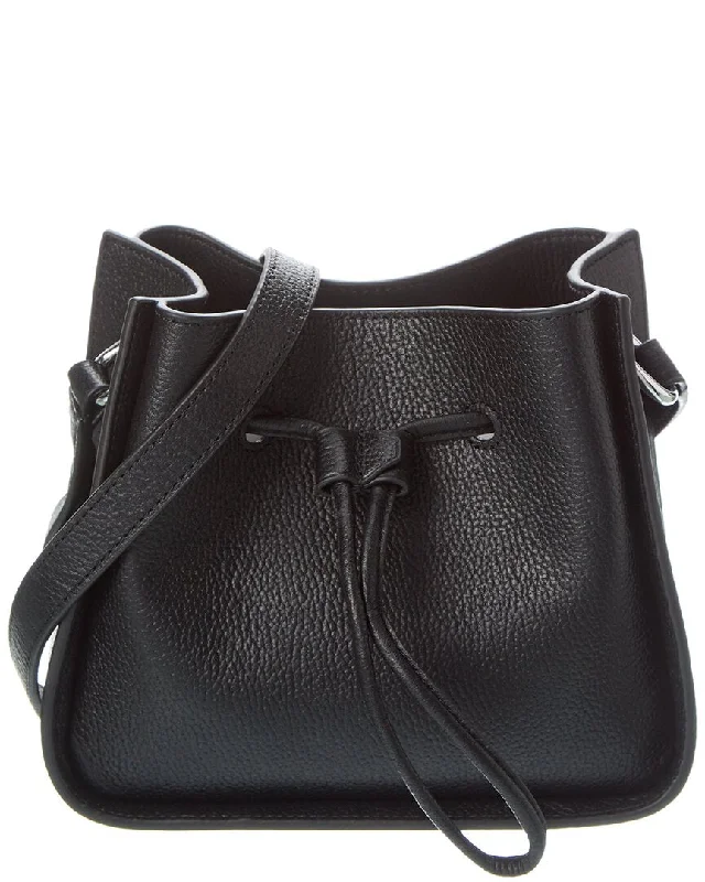 3.1 Phillip Lim Soleil Mini Drawstring Leather Bucket Bag