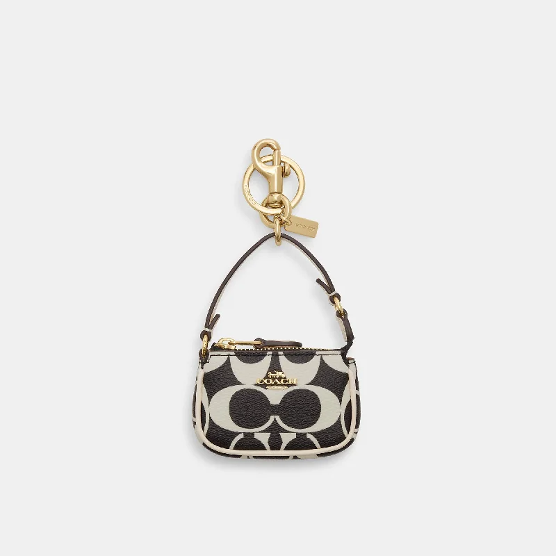 Coach Outlet Mini Nolita Bag Charm In Signature Canvas Designer Bags At Exclusive Clearance Prices Coach Outlet Mini Nolita Bag Charm In Signature Canvas Designer Bags At Exclusive Clearance Prices