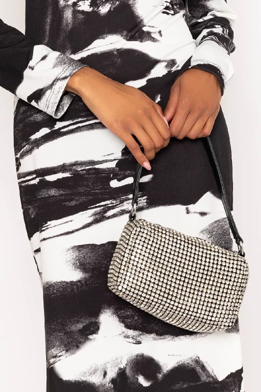 Diamante Evening Bag in Silver The Handbag Sale You've Been Waiting For