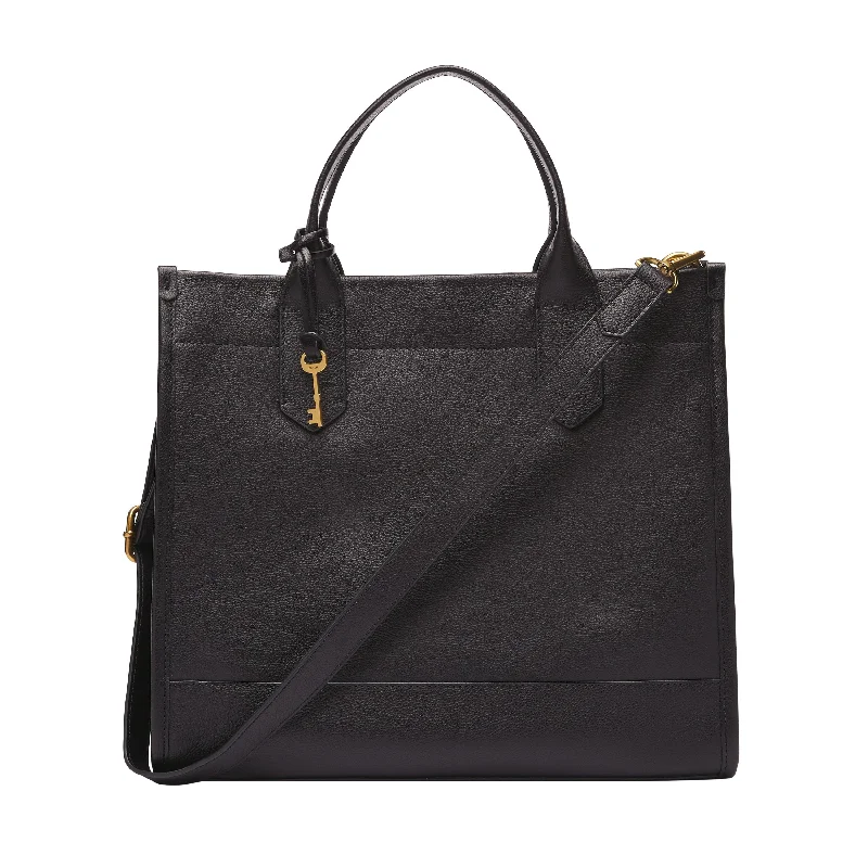 Fossil Women's Kyler Leather Tote Chic Handbags At Special Promotional Prices