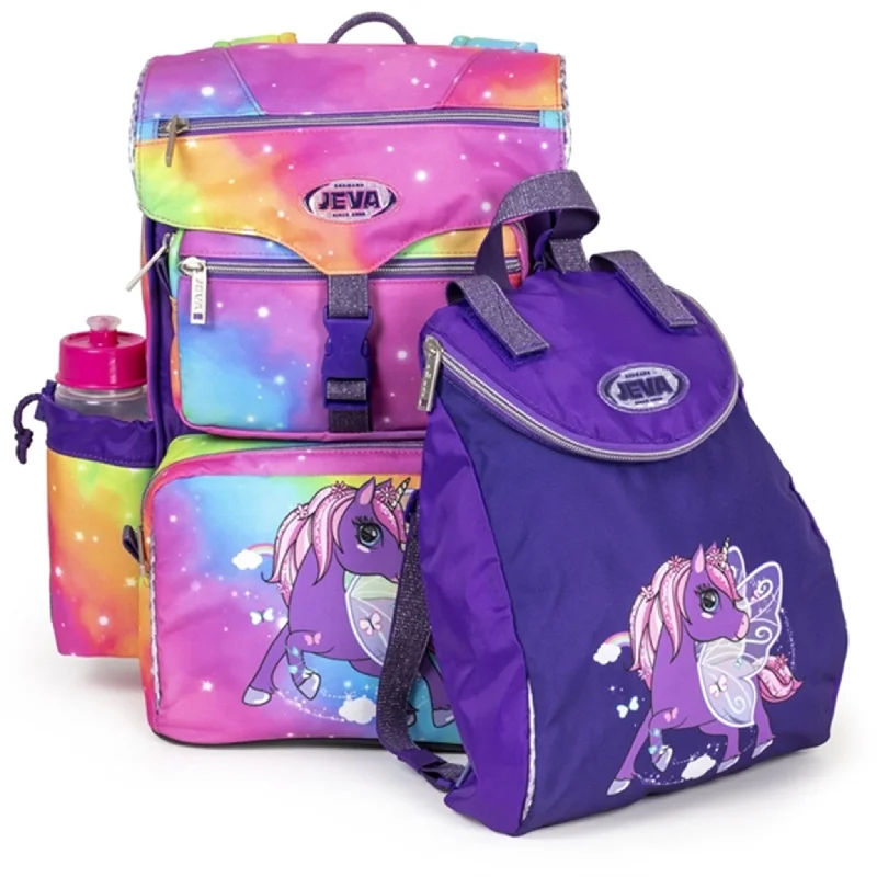 JEVA School Bag Rainbow Alicorn