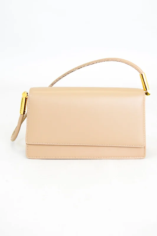 Lina Bag, Beige, Leather Luxury Bags, Budget Prices