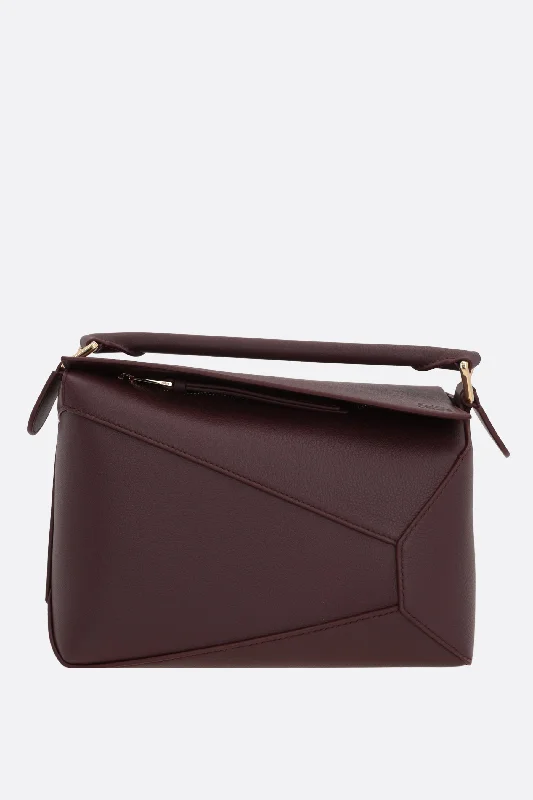 Puzzle small handbag in Classic leather Sleek Bags, Perfect Prices