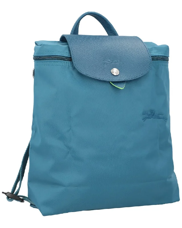 Longchamp Le Pliage Green Medium Canvas Backpack Must-Have Bags With Big Savings