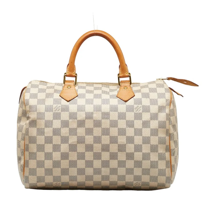 Louis Vuitton Damier Azur Speedy 30 Handbag N41533 White PVC Leather Louis Vuitton Handbag Deals For Every Occasion Louis Vuitton Damier Azur Speedy 30 Handbag N41533 White PVC Leather Louis Vuitton Handbag Deals For Every Occasion