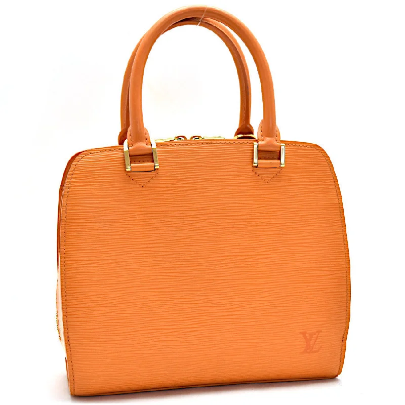 Louis Vuitton Orange Epi Pont Neuf Handbag M5205H