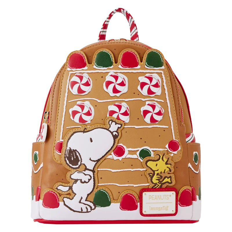 Loungefly Peanuts Snoopy Gingerbread House Scented Mini Backpack Chic Shoulder Bags At Promotional Rates Loungefly Peanuts Snoopy Gingerbread House Scented Mini Backpack Chic Shoulder Bags At Promotional Rates