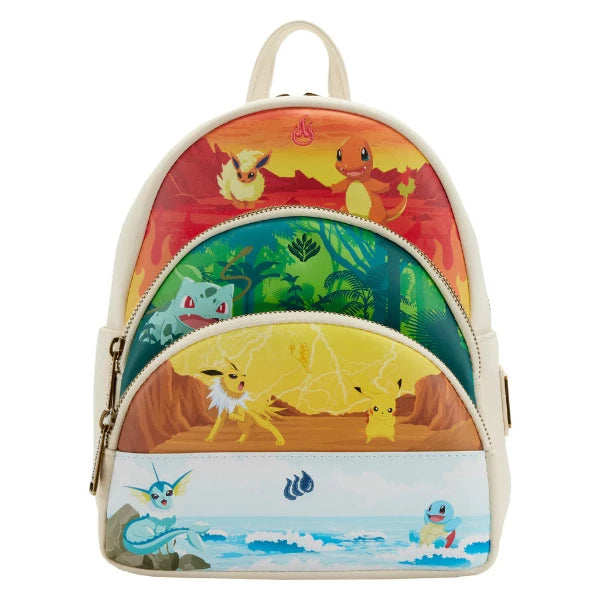 Loungefly Pokémon Elements Triple Pocket Mini Backpack Grab Your Favorite Handbags At Discounted Prices Loungefly Pokémon Elements Triple Pocket Mini Backpack Grab Your Favorite Handbags At Discounted Prices