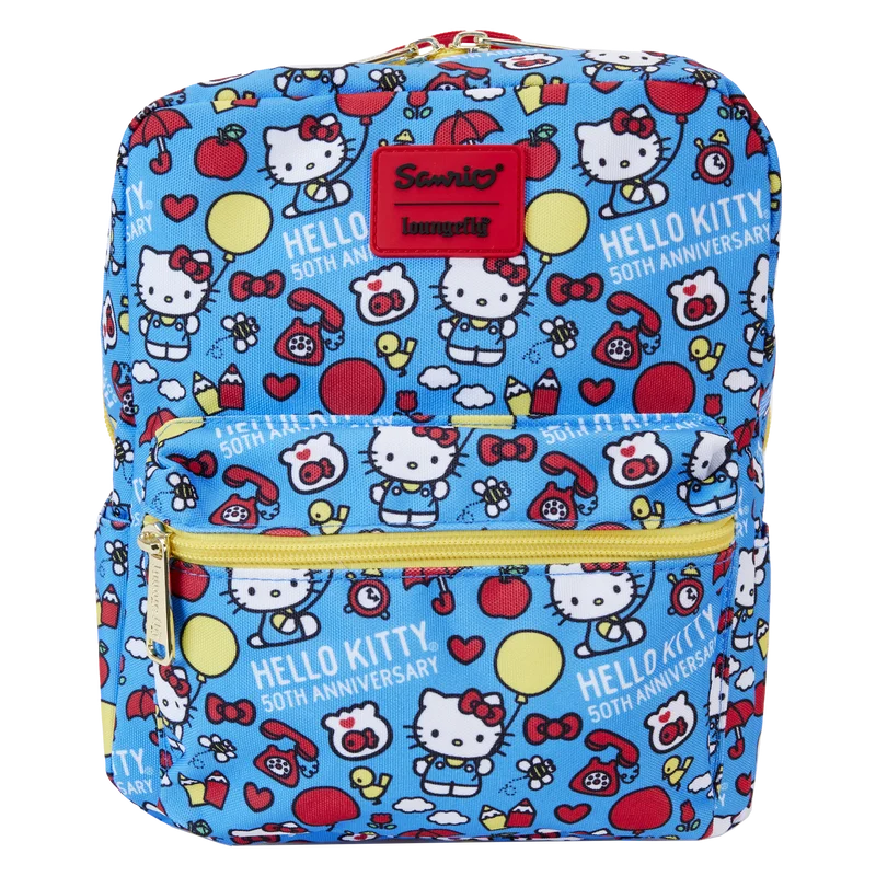 Loungefly Sanrio Hello Kitty 50th Anniversary All-Over Print Nylon Square Mini Backpack Affordable Elegance With High-Quality Bags Loungefly Sanrio Hello Kitty 50th Anniversary All-Over Print Nylon Square Mini Backpack Affordable Elegance With High-Quality Bags