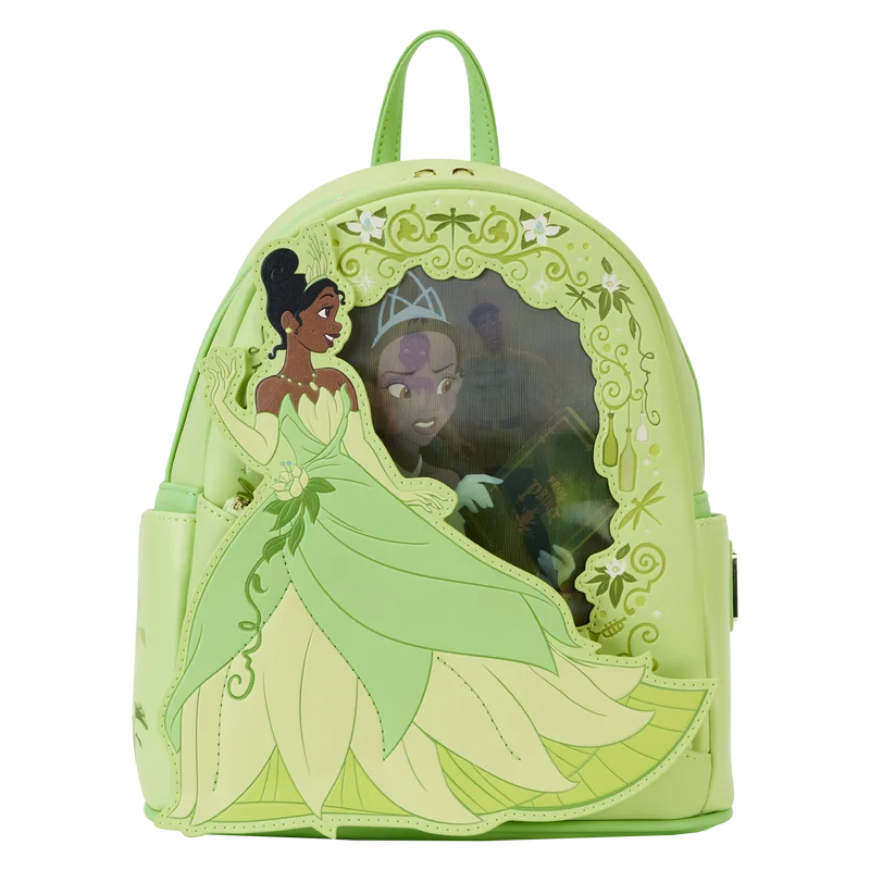 Loungefly The Princess and the Frog Princess Series Lenticular Mini Backpack Fashionable Handbags At Must-Have Prices