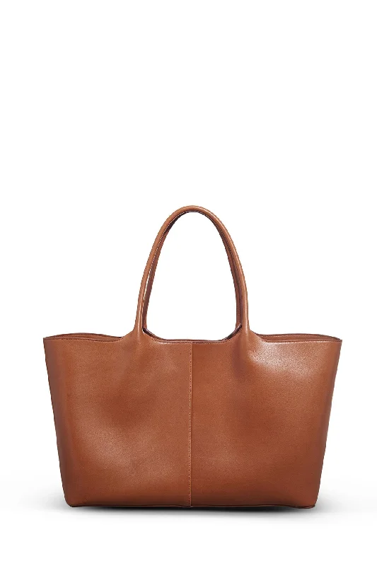 Mcewan Tote Bag in Wood Leather