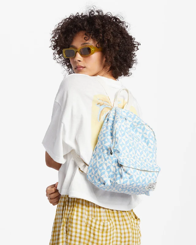 Mini Mama Canvas Backpack - Blue Dream Best Deals On Premium Handbags