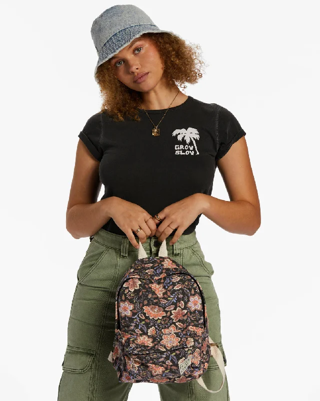 Mini Mama Canvas Backpack - Black Sands Elegant Bags With Limited Stock Available