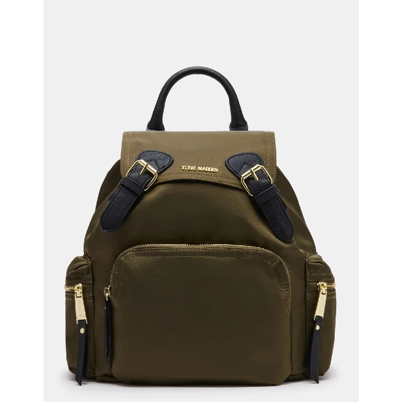 Nylon Backpack Olive Trendy Purses At Unbeatable Discounts