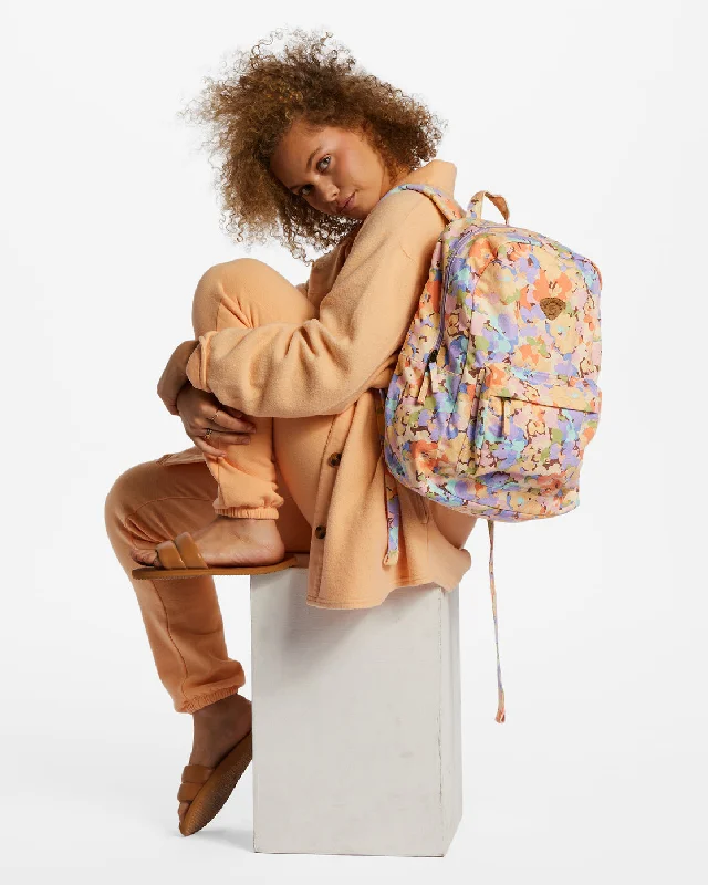 Schools Out Canvas Backpack - Lilac Breeze Trendy Handbags At Limited-Time Discounts
