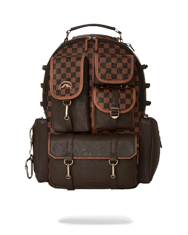 Sprayground Backpack BROWN CHECKERED SPECIAL OPS BACKPACK Brown Chic Bags, Shop Now