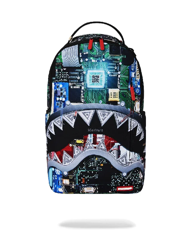 Sprayground Backpack MOTHER BOARD SHARK DLXSR BACKPACK Blue