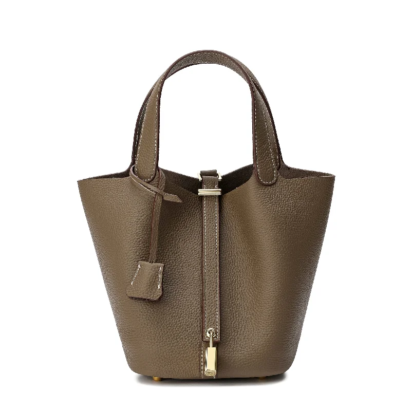 Tiffany & Fred Full-grain Leather Top-Handle Bag