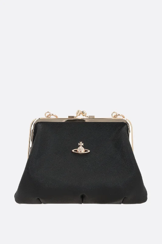 Granny Frame Purse saffiano-finish leather handbag Statement Bags, Shop Today