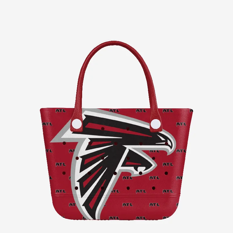 Atlanta Falcons Big Logo Mini Print Tailgate Tote Bag