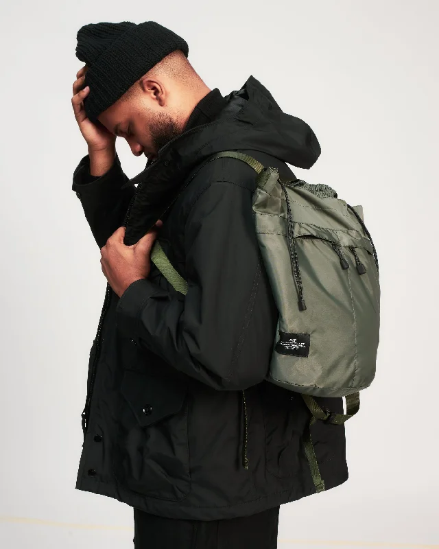 Bags in Progress Bucket Backpack - Khaki Green Trendy Handbags, Limited-Time Sale