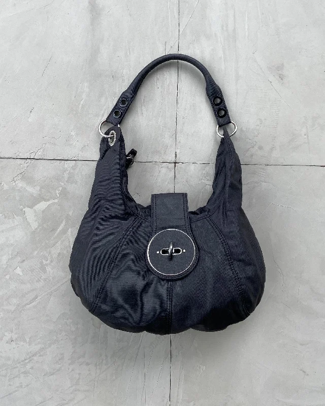 DIESEL 2000'S WAXED COTTON SHOULDER BAG