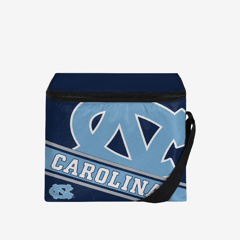 North Carolina Tar Heels Big Logo Stripe 6 Pack Cooler