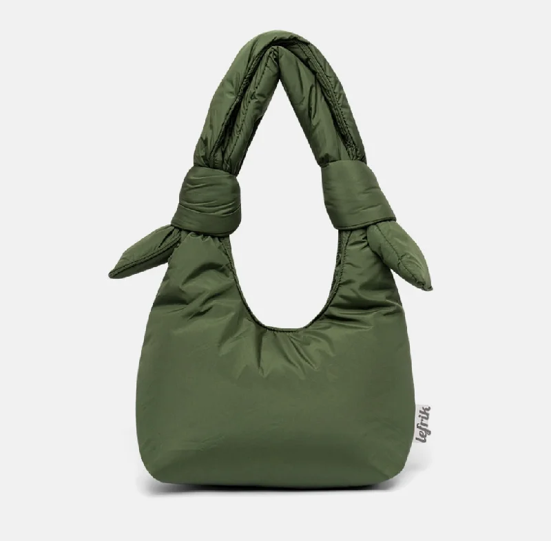 Puffy Shoulder Bag in Green