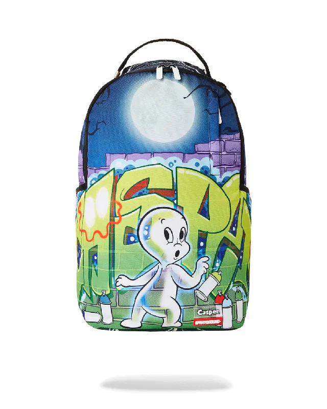 Sprayground Backpack CASPER GRAFFITI BACKPACK White