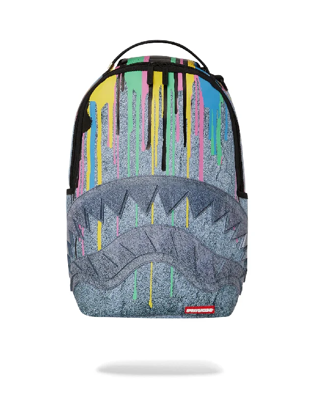 Sprayground Backpack DRIPPY STONE SHARK DLXV BACKPACK Grey