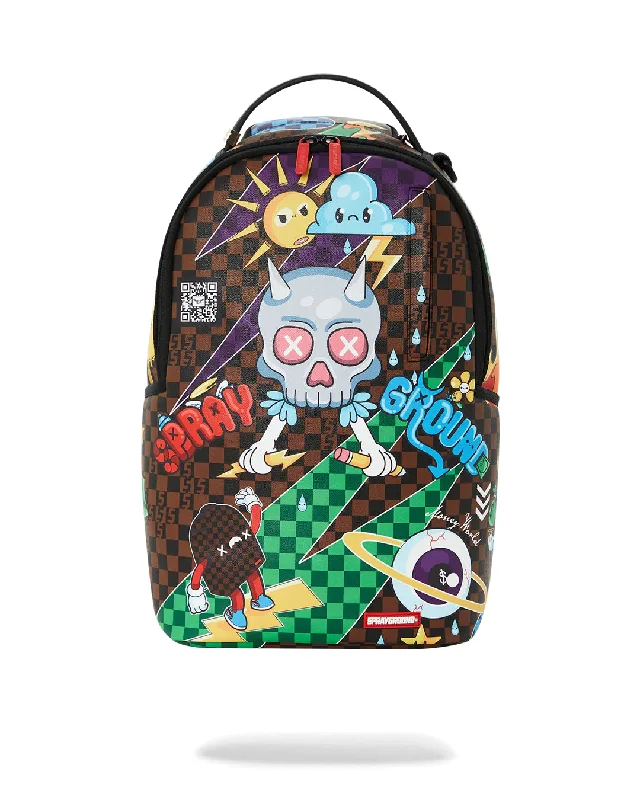 Sprayground Backpack NEW BUBBLY JAPAN DLXSV BACKPACK Brown