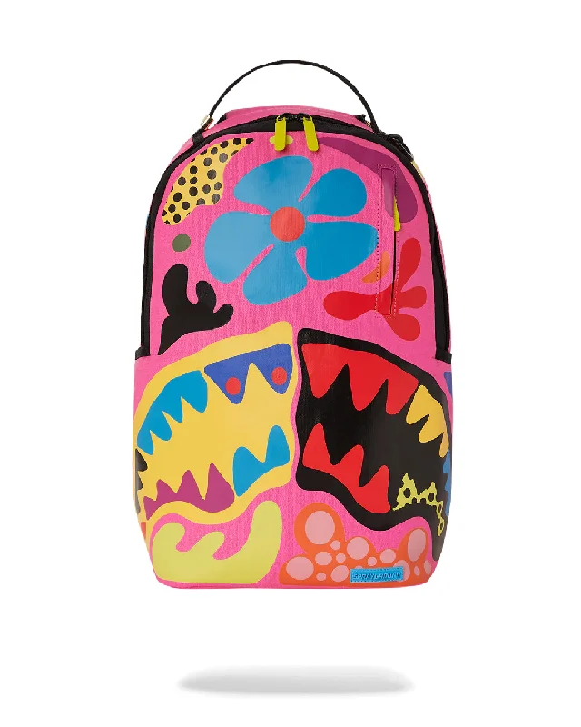 Sprayground Backpack WILD FLORA DLX BACKPACK Fuchsia