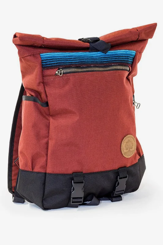 Sycamore Roll Top Backpack - Brick Stylish Totes, Special Discounts