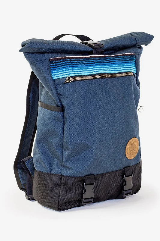 Sycamore Roll Top Backpack - Indigo Fashion Bags, Limited Offer