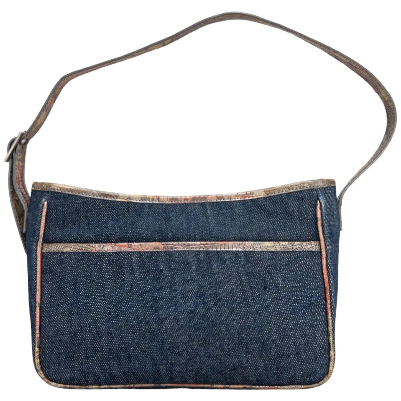 Vintage Fendissime Denim Shoulder Bag