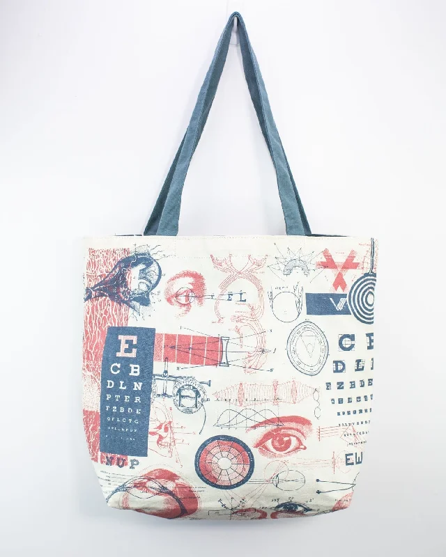 Optics + Sight Canvas Shoulder Tote Best Deals On Premium And Casual Bags – Act Fast