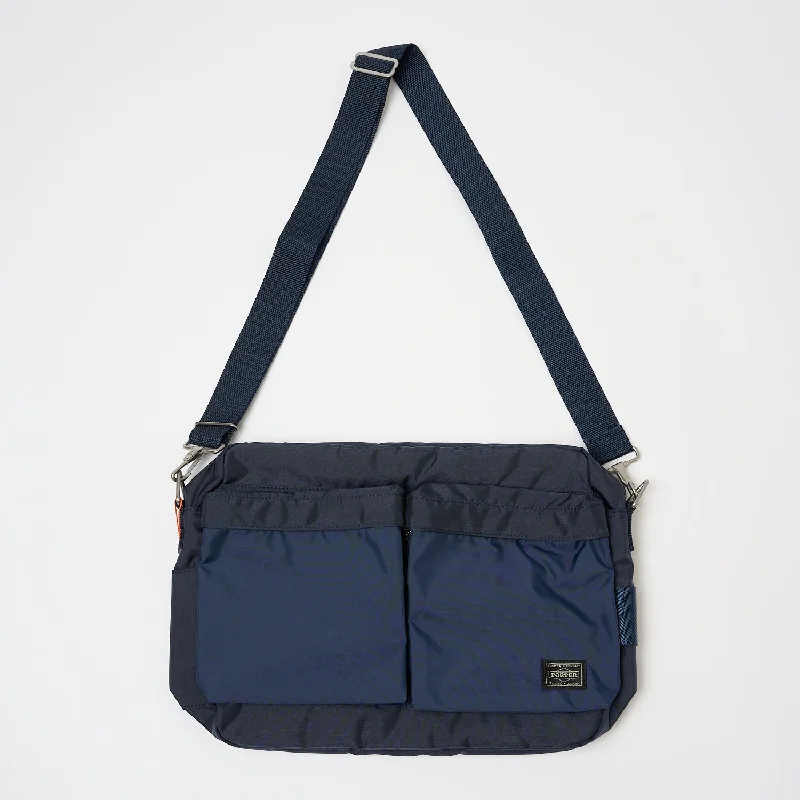 Porter-Yoshida & Co. Force Shoulder Bag - Navy Elegant Bags With Limited Stock Available Porter-Yoshida & Co. Force Shoulder Bag - Navy Elegant Bags With Limited Stock Available