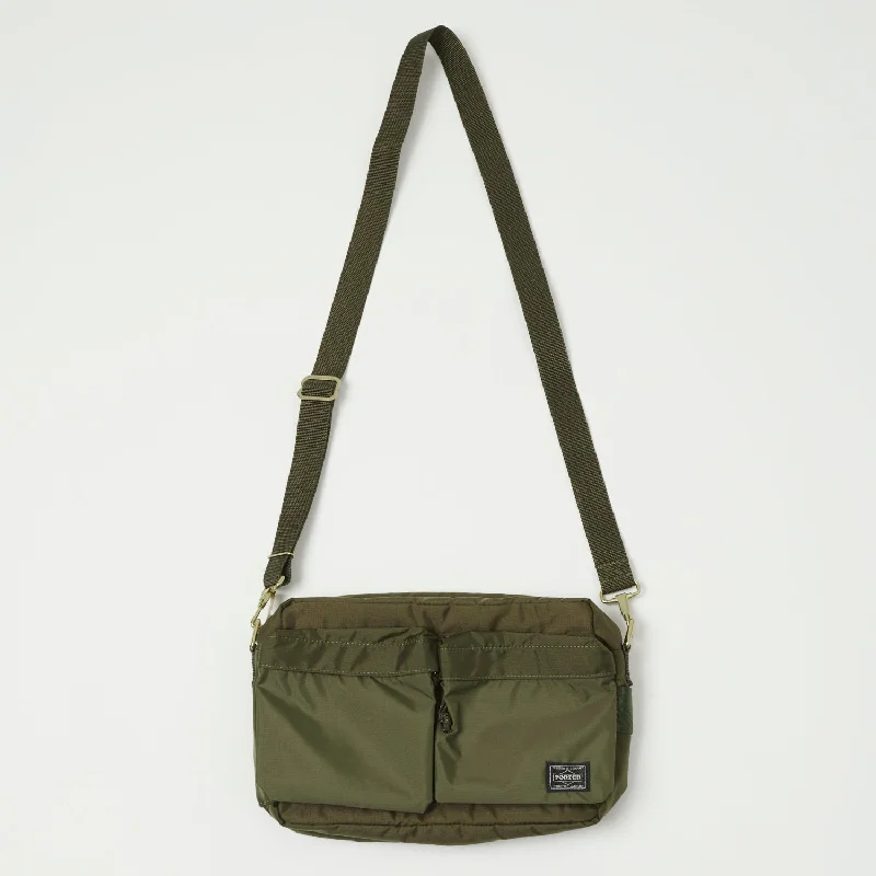 Porter-Yoshida & Co. Force Shoulder Bag (Small) - Olive Drab Statement Bags With Exclusive Savings Porter-Yoshida & Co. Force Shoulder Bag (Small) - Olive Drab Statement Bags With Exclusive Savings
