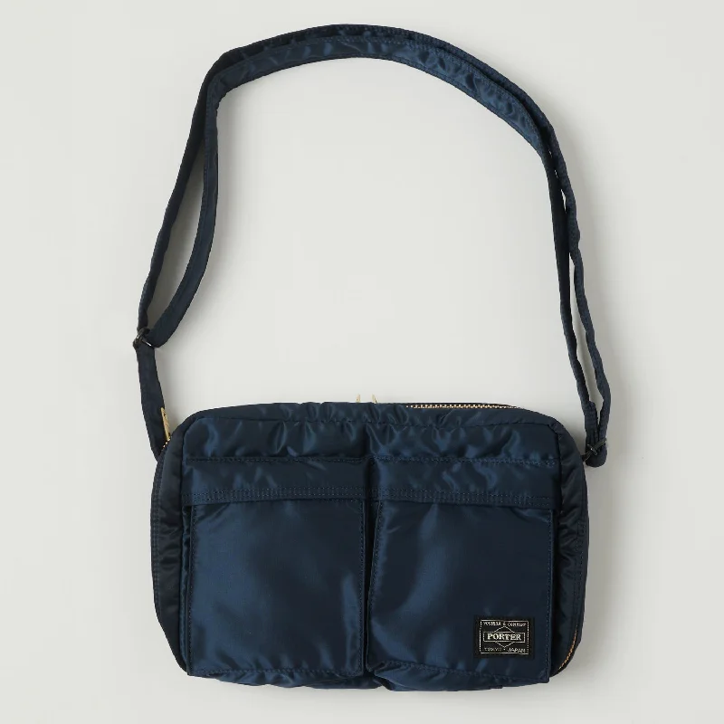 Porter-Yoshida & Co. Small Tanker Shoulder Bag - Iron Blue High-End Bags, Low-End Prices Porter-Yoshida & Co. Small Tanker Shoulder Bag - Iron Blue High-End Bags, Low-End Prices