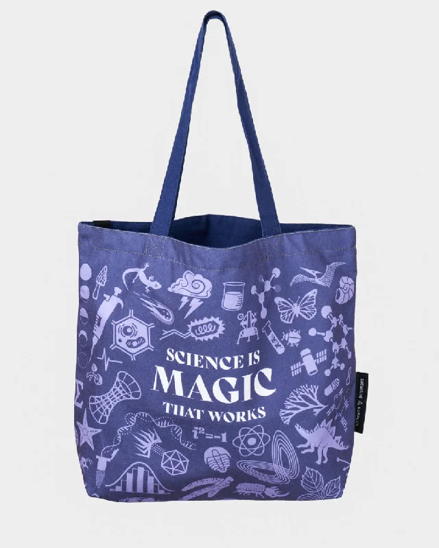 Science is Magic That Works Canvas Shoulder Tote Classic Bags, Exclusive Deals