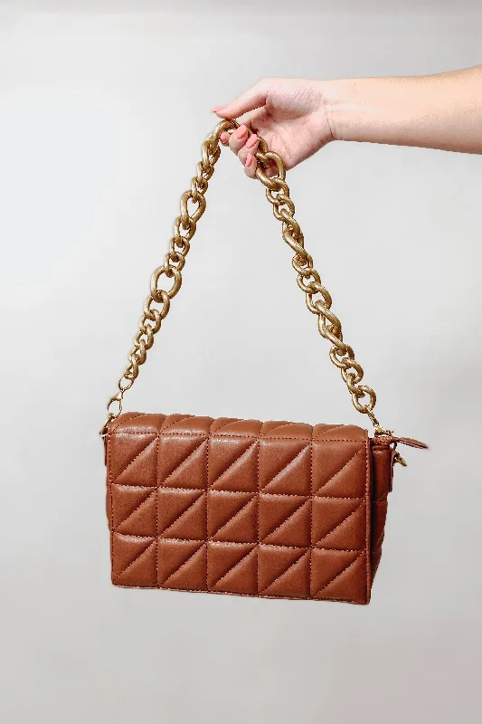 Shelby Leather Shoulder Bag - Tan Trendy & Timeless Bags, Now On Sale