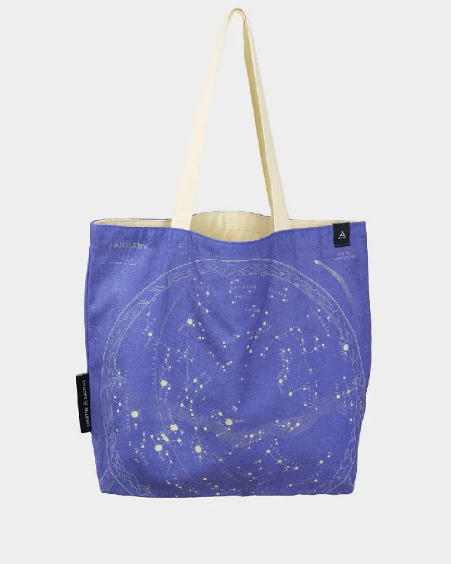 Star Chart Canvas Shoulder Tote Fashion Bags, Limited Offer