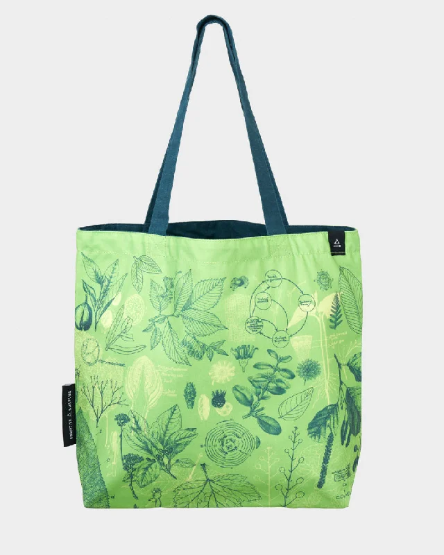 The Botanist Canvas Shoulder Tote Stylish Totes, Special Discounts