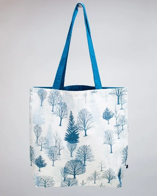 Trees & Branches Canvas Shoulder Tote Everyday Bags, Budget-Friendly
