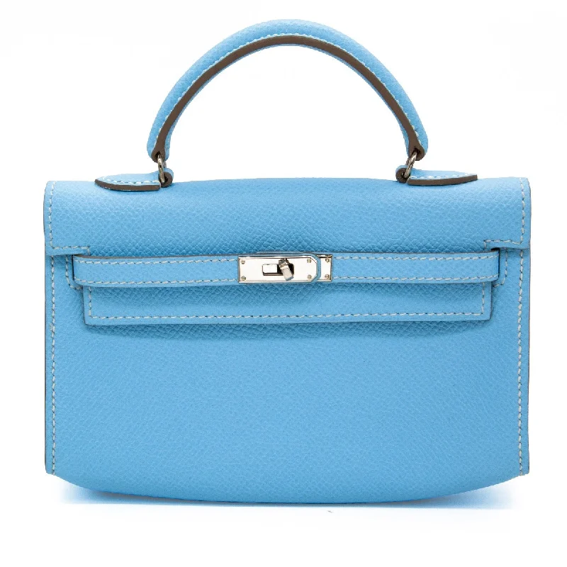 Blue Celeste Micro Kelly Limited-Stock Bag Clearance – Grab Your Favorite Now