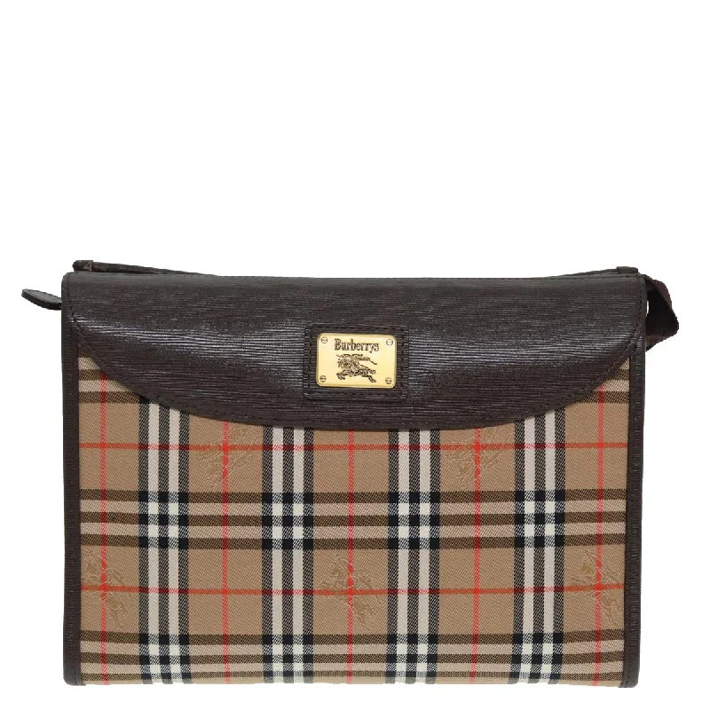 Burberry Nova Check Canvas Clutch Bag (Pre-Owned) Fashionable Bags At Must-Have Prices Burberry Nova Check Canvas Clutch Bag (Pre-Owned) Fashionable Bags At Must-Have Prices