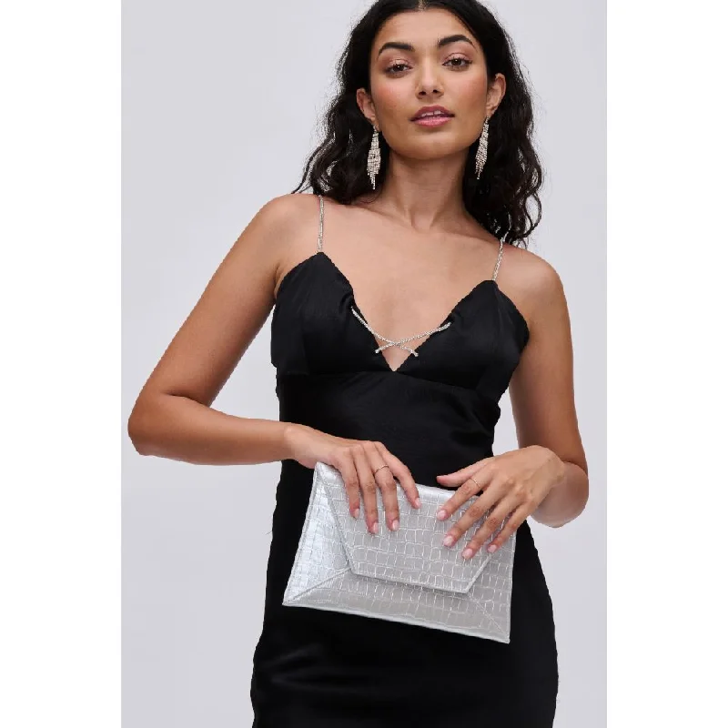 Cora - Croco Clutch Luxury Bags, Budget Prices