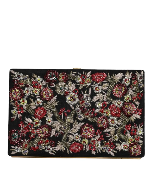 Dolce & Gabbana multi Floral Frame Clutch Evening Purse Women's Bag Limited-Stock Handbag Sale For A Stylish Look Dolce & Gabbana multi Floral Frame Clutch Evening Purse Women's Bag Limited-Stock Handbag Sale For A Stylish Look